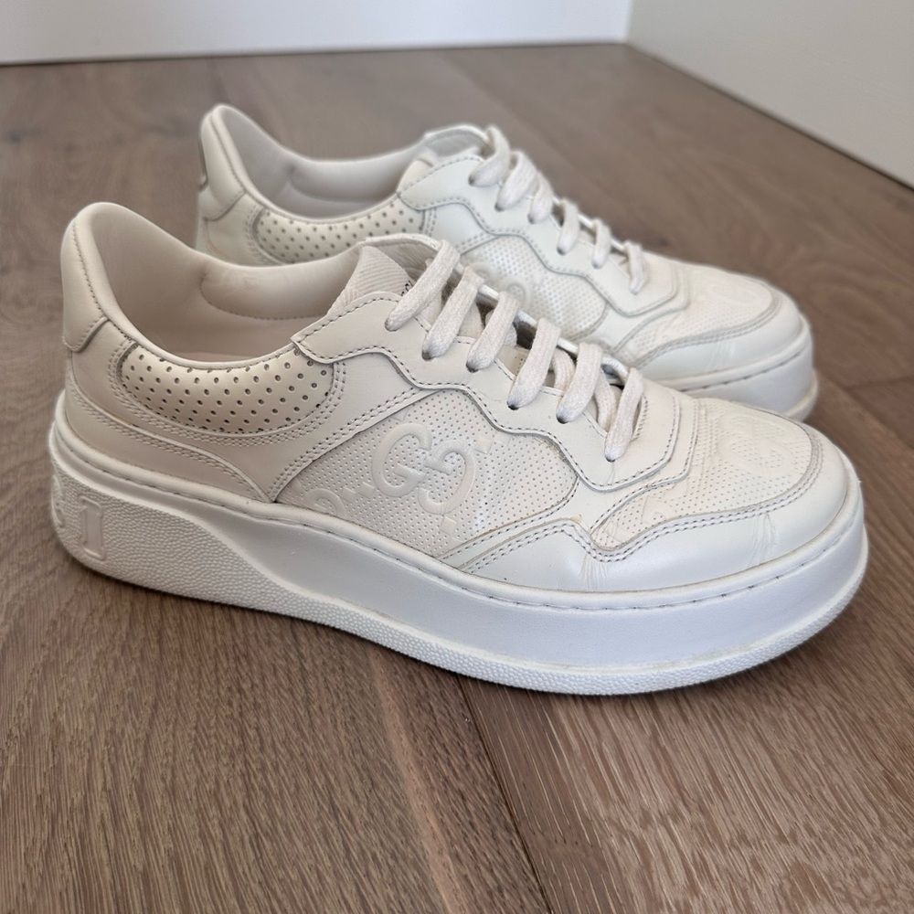 Gucci embossed sneakers